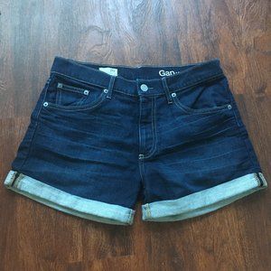 Dark Wash Gap 1969 Sexy Boyfriend Jean Shorts